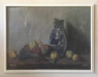 Stillleben mit Mostkrug, Äpfeln und Trauben (Richard Seemann)