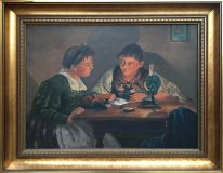 Zwei Frauen am Tisch (C. F.)