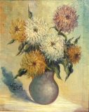Stillleben mit Chrysanthemen (Herbert Fisel)