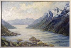 Norwegische Fjordlandschaft (Max Kosmas Zahner)