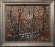 Bachlauf im Herbstwald (Carl Ruzicka)