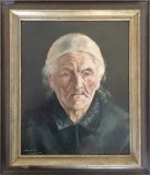 Bildnis einer alten Frau (Anneliese Paulus, 1949)