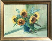 Stillleben mit Sonnenblumen (Herbert Fisel)