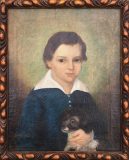 Knabe mit Hund (n.n.)