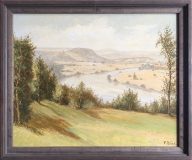 Blick von Wimpfen ins Neckartal (Ferdinand Dörr)